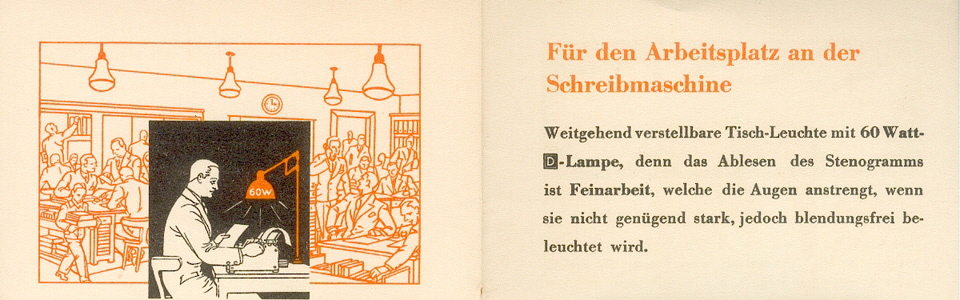 Beleuchtungsrezepte aus den 30er Jahren